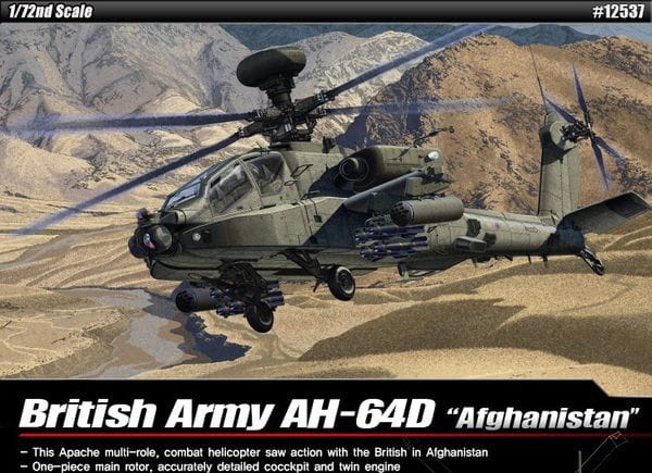 Zdjęcie główne produktu British Army AH-64D Afghanistan 1:72 Academy 12537