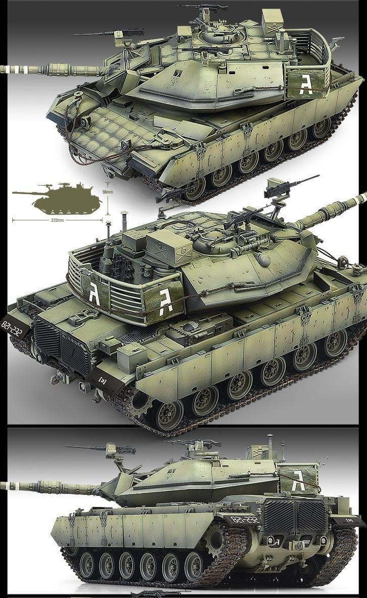 Zdjęcie dodatkowe produktu IDF Magach 6B Gal Batash 1:35 Academy 13281
