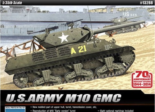 US Army M10 GMC 70th anniversary Normandy 1944 1:35 Academy 13288