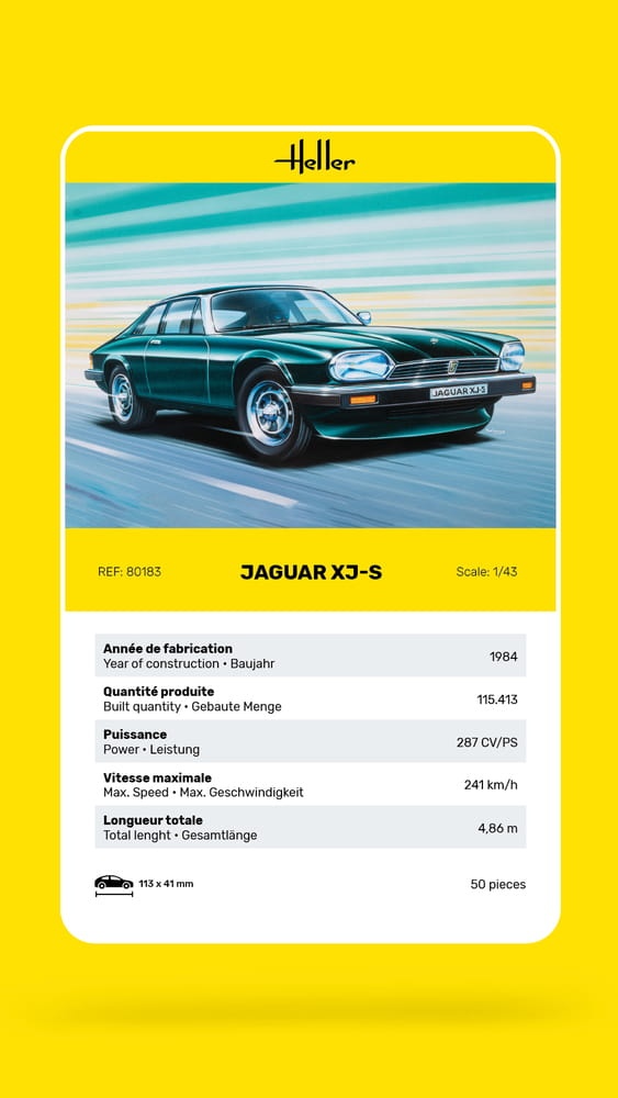 Zdjęcie dodatkowe produktu Jaguar XJS 1:43 Heller 80183