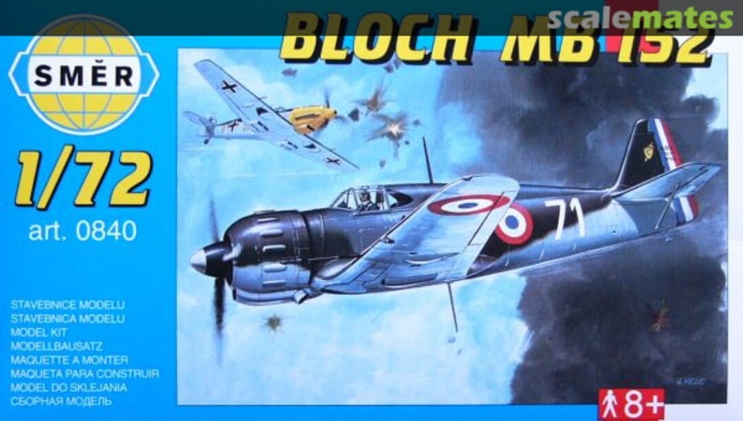 Zdjęcie główne produktu Bloch MB 152 1:72 Smer 0840