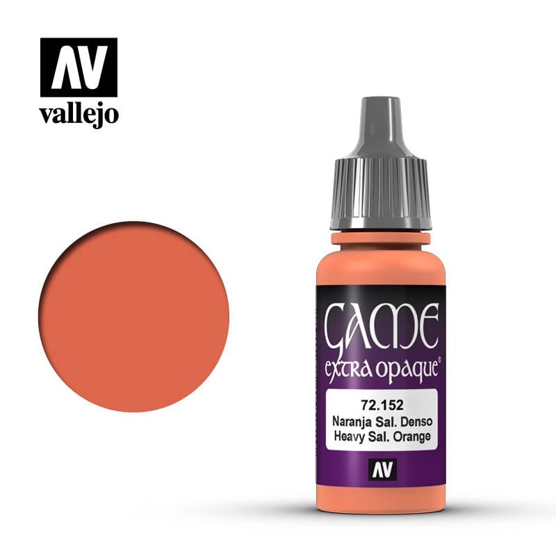 Zdjęcie główne produktu Vallejo 72152 Heavy Salmon Orange Game Extra Opaque Farba