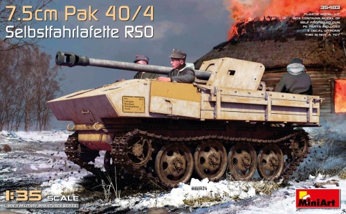 7,5cm PaK 40/4 auf gep. Selbstfahrlafette RSO 1:35 MiniArt 35483