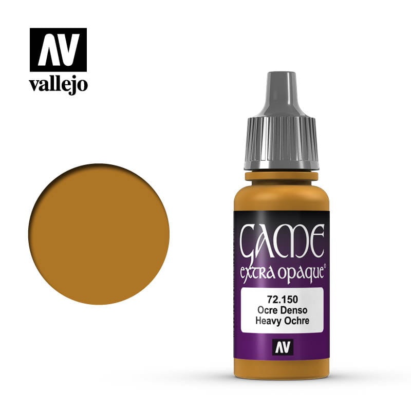 Zdjęcie główne produktu Vallejo 72150 Heavy Ochre Game Extra Opaque Farba
