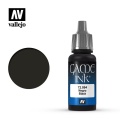 Zdjęcie dodatkowe produktu Vallejo 72094 Black Game Ink Farba