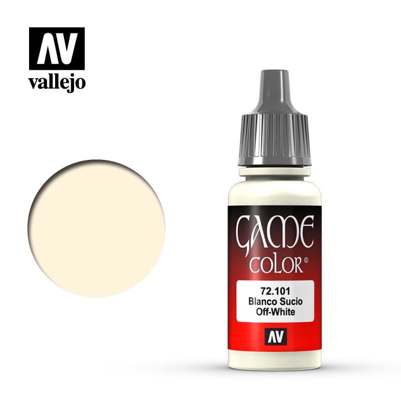 Zdjęcie dodatkowe produktu Vallejo 72101 Off-White Game Color Farba