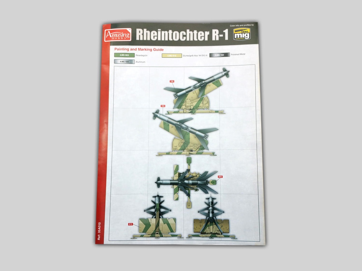 Zdjęcie dodatkowe produktu Rheintochter R-1 1:35 Amusing Hobby 35A010