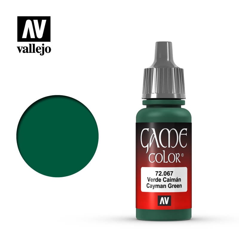 Zdjęcie dodatkowe produktu Vallejo 72067 Cayman Green Game Color Farba