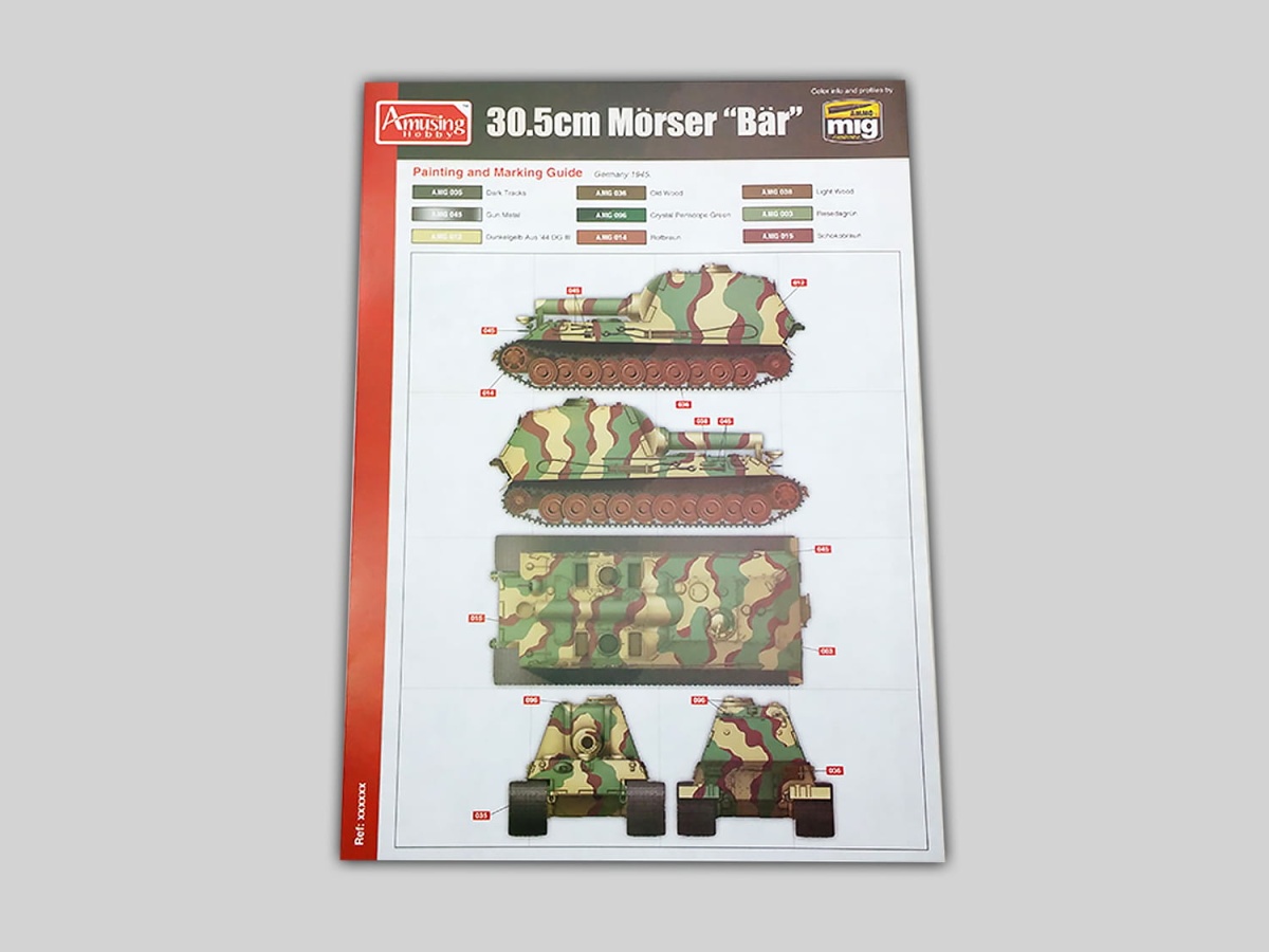 Zdjęcie dodatkowe produktu 30,5cm Morser Bar 1:35 Amusing Hobby 35A014
