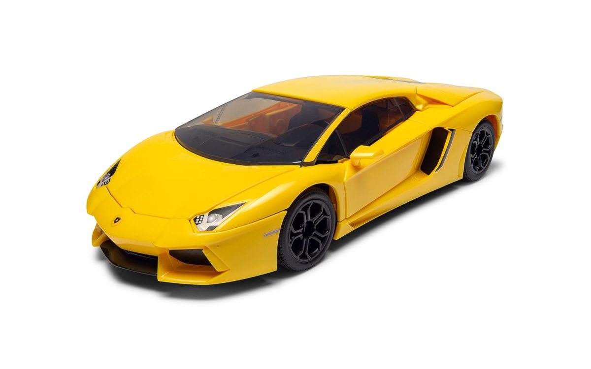 Zdjęcie dodatkowe produktu Lamborghini Aventador LP 700-4 Yellow QUICKBUILD Airfix J6026 (klocki)