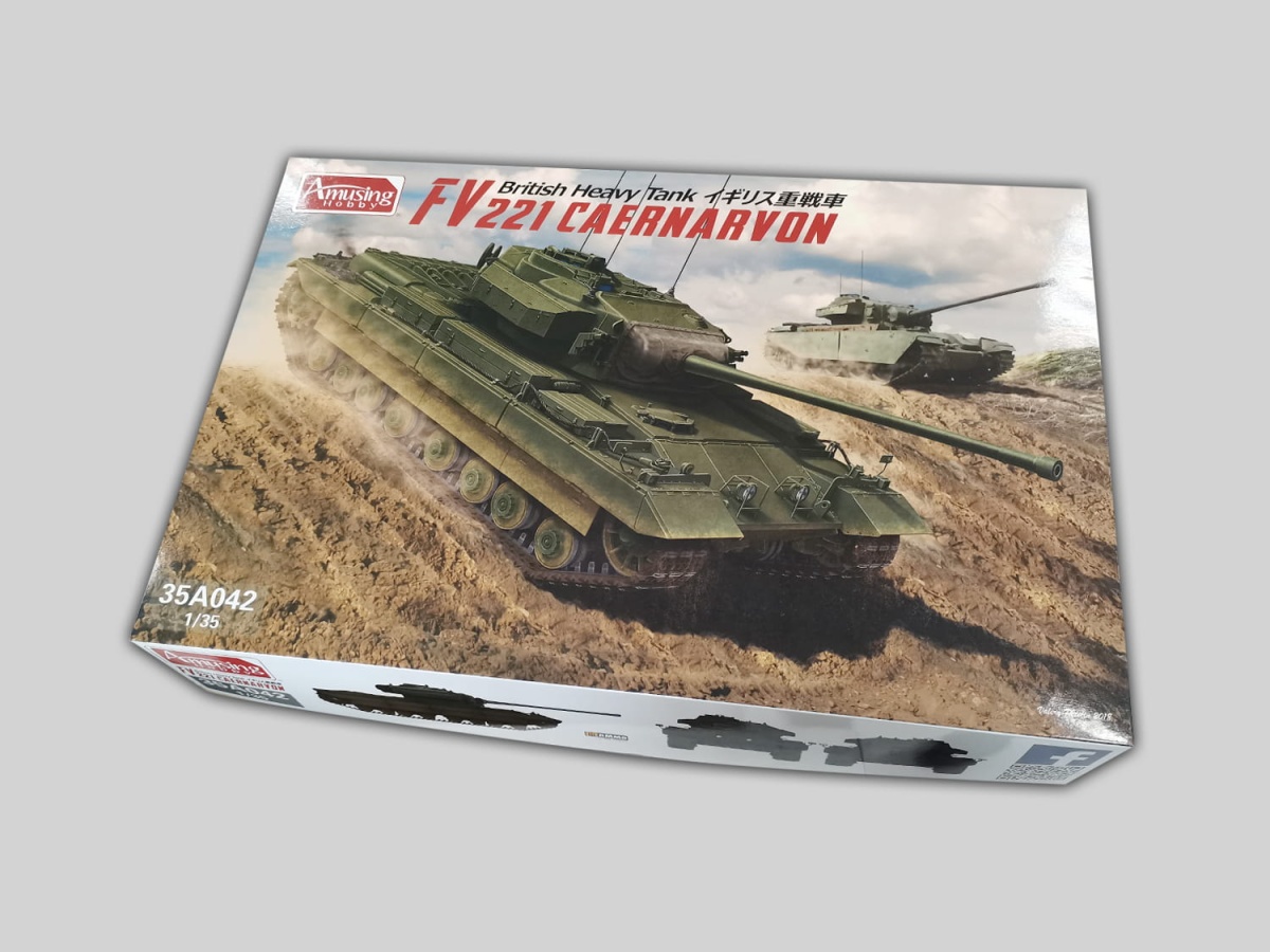 Zdjęcie dodatkowe produktu FV221 Caernarvon 1:35 Amusing Hobby 35A042