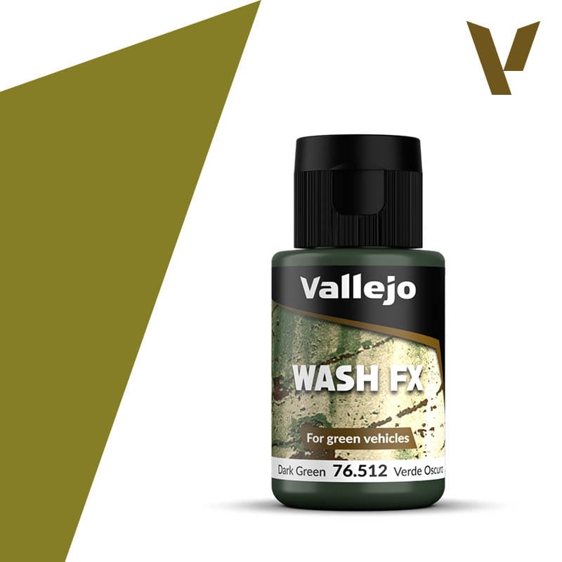 Zdjęcie główne produktu Vallejo 76512 Dark Green Wash FX 35ml