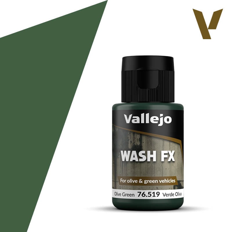 Zdjęcie główne produktu Vallejo 76519 Olive Green Wash FX 35ml