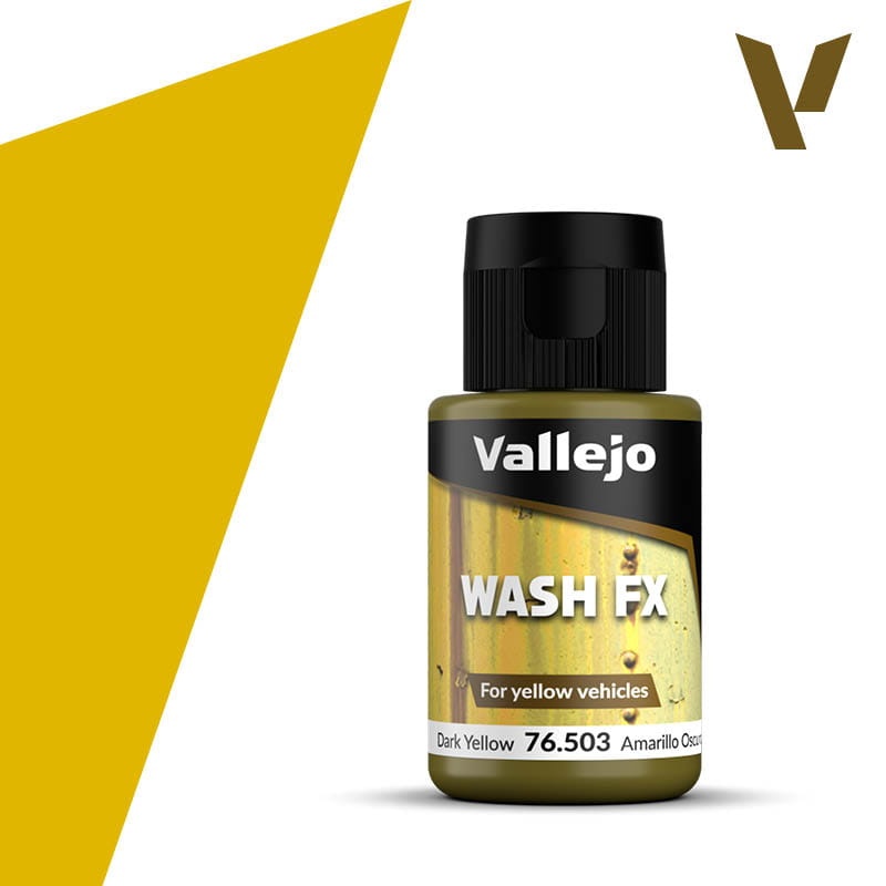 Zdjęcie główne produktu Vallejo 76503 Dark Yellow Wash FX 35ml
