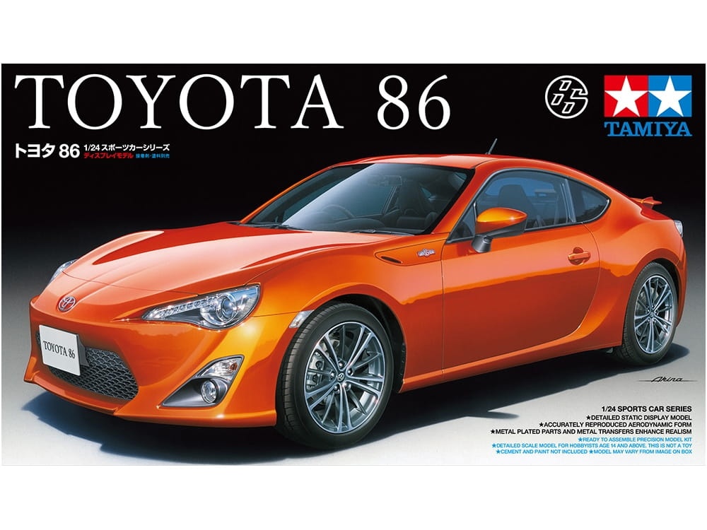 Zdjęcie główne produktu Toyota 86 1:24 Tamiya 24323