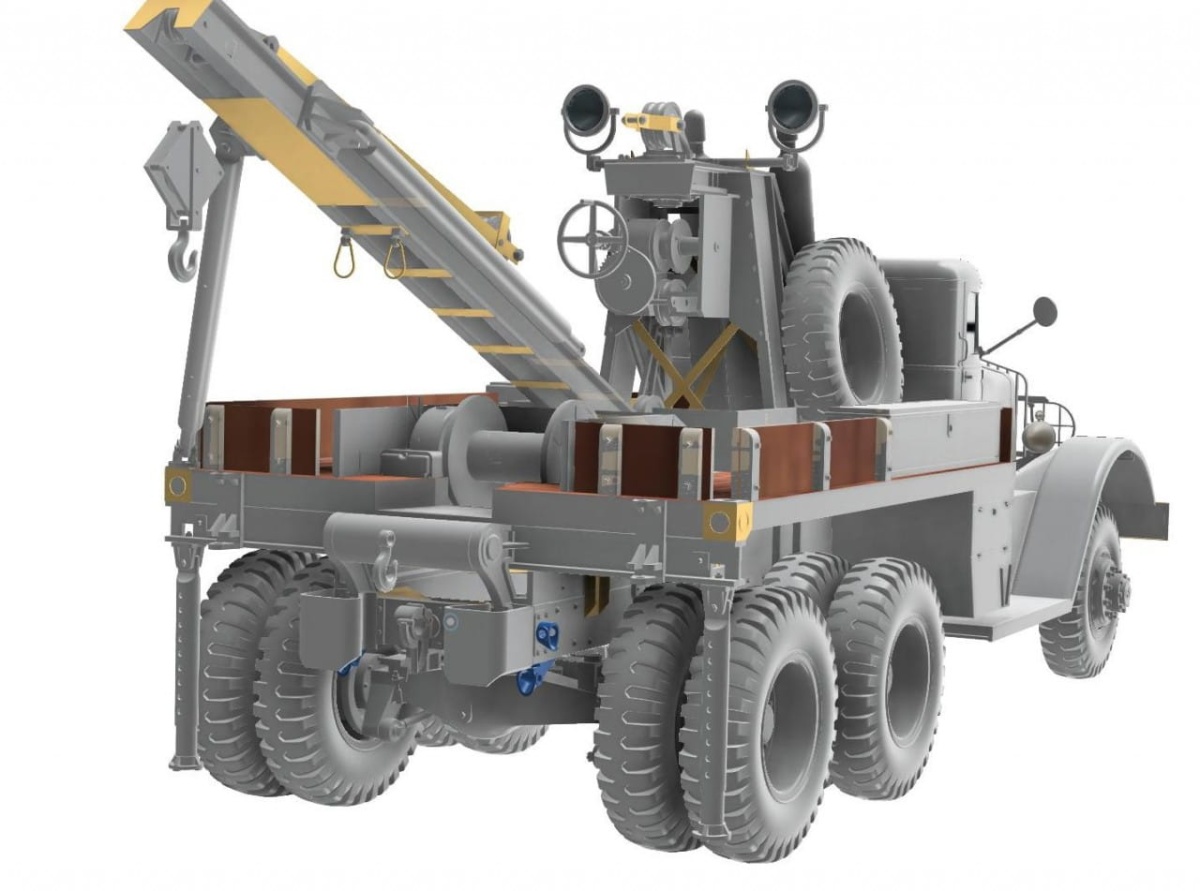 Zdjęcie dodatkowe produktu US Heavy Wrecker Ward Lafrance Model 1000 - Series 2 1:35 Thunder Models 35010