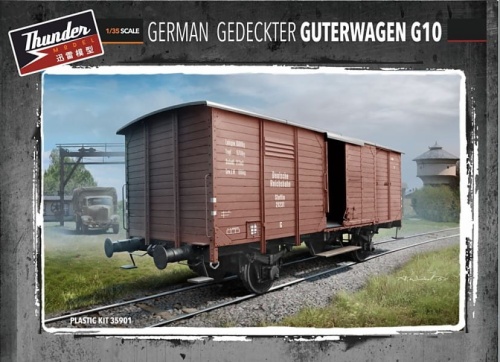 German Gedeckter Guterwagen G10 1:35 Thunder Models 35901