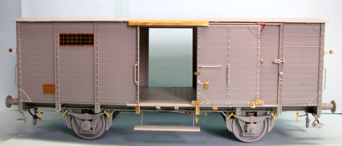 Zdjęcie dodatkowe produktu German Gedeckter Guterwagen G10 1:35 Thunder Models 35901