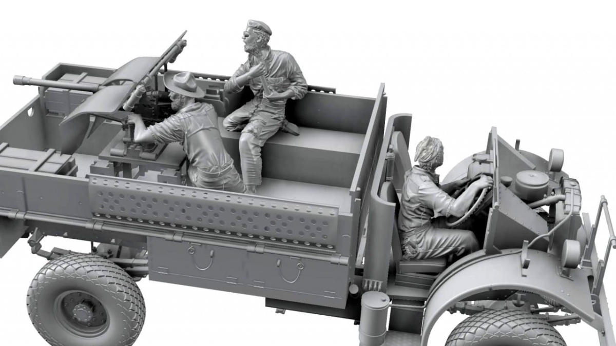 Zdjęcie dodatkowe produktu LRDG Crew 5 1:35 Thunder Models F35006