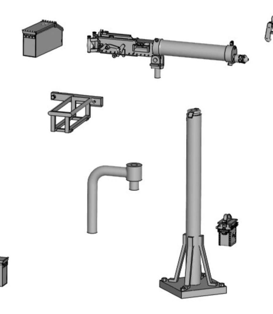Zdjęcie dodatkowe produktu LRDG Weapon Set 2 1:35 Thunder Models F35007