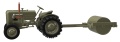 Zdjęcie dodatkowe produktu US Army Tractor VAI with Field Compaction Roller (2 Kits Editions) 1:72 Thunder Models 72001