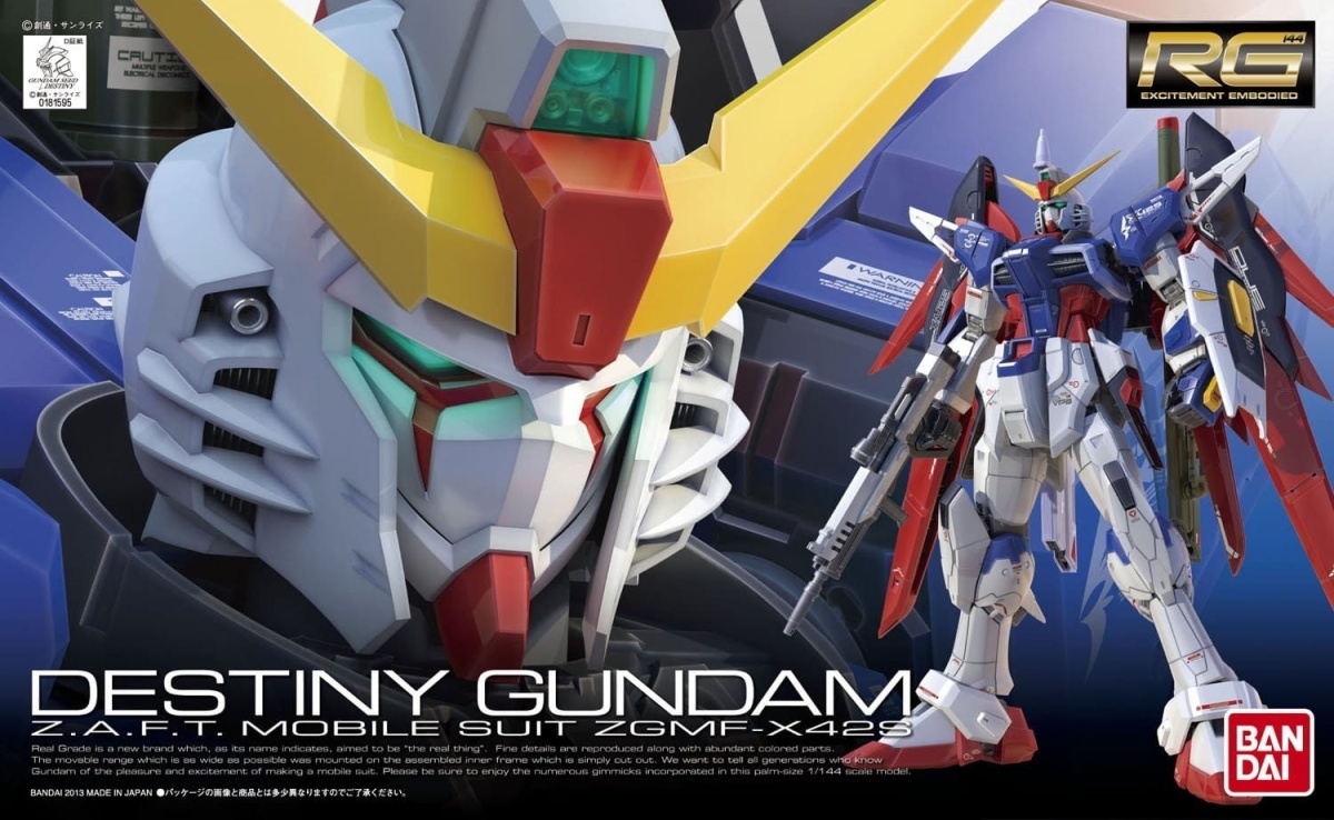 Zdjęcie główne produktu Gunpla ZGMF-X42S Destiny Gundam RG 1:144