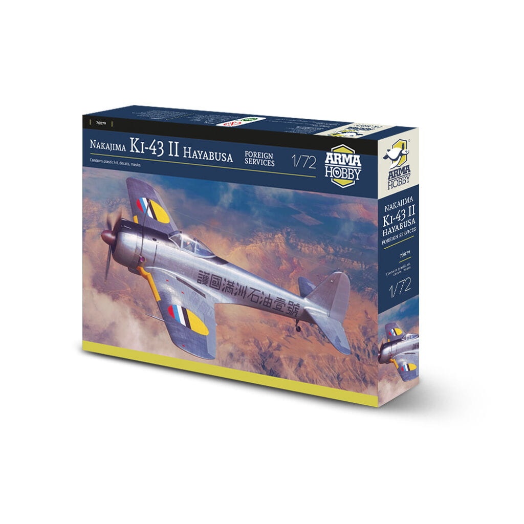 Zdjęcie główne produktu Nakajima Ki-43 II Hayabusa Foreign Services 1:72 Arma Hobby 70079