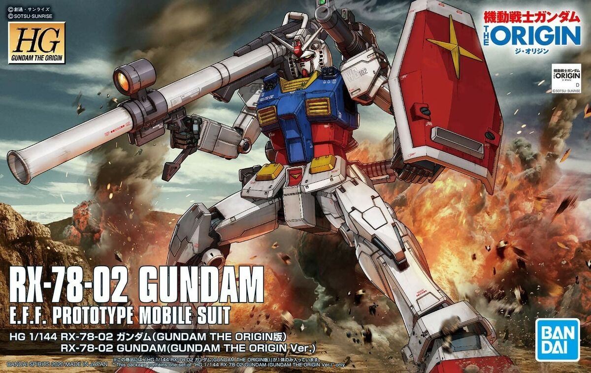 Zdjęcie dodatkowe produktu Gunpla RX-78-02 Gundam HGGTO 1:144