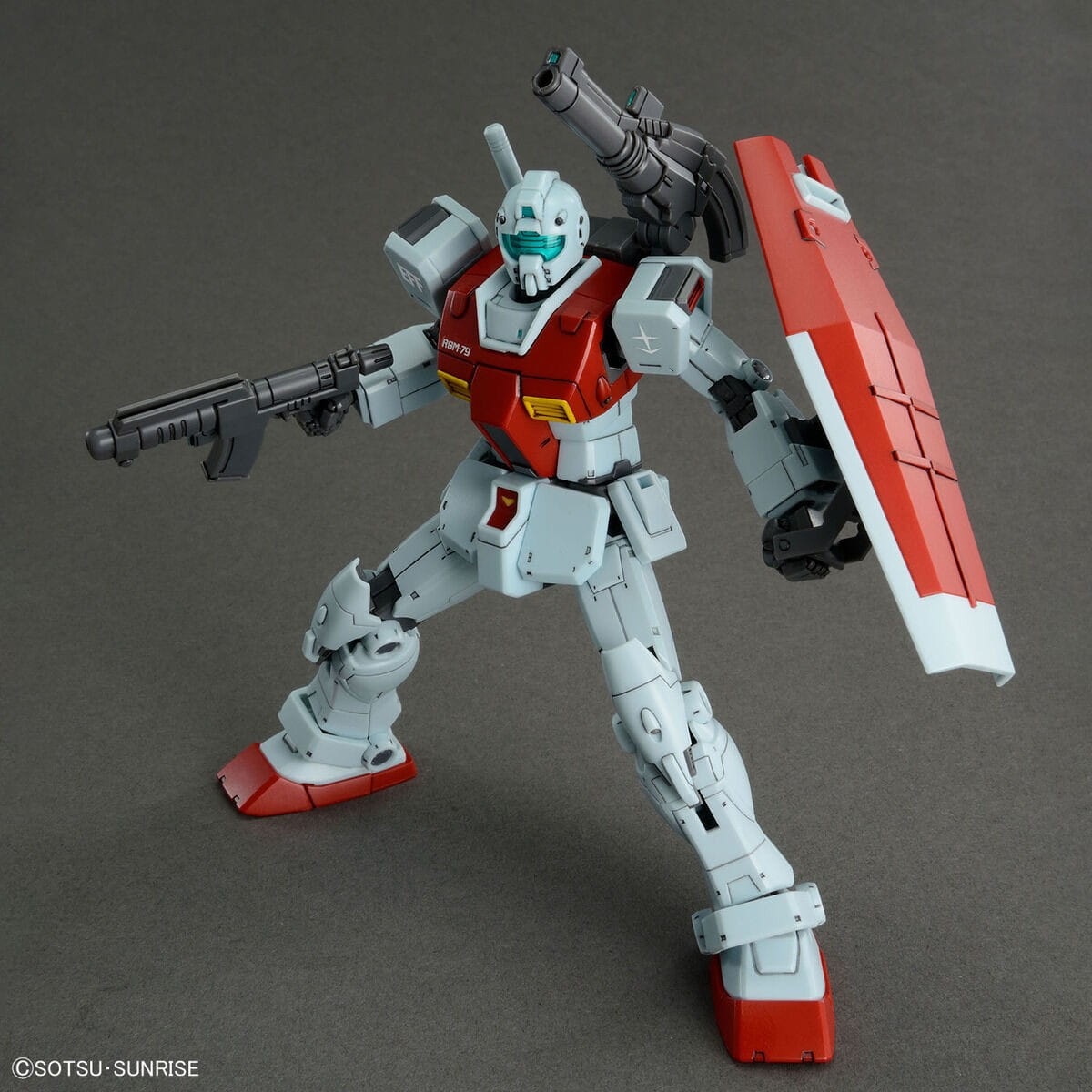 Zdjęcie dodatkowe produktu Gunpla RGM-79 GM (Shoulder Cannon/Missile Pod) HG 1:144