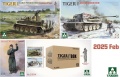 Zdjęcie dodatkowe produktu Tiger I Box Early-Production Limited Edition (Early Command/Michael Wittmann + Early + 1/16 Michael Wittmann) 1:35 Takom 2195W