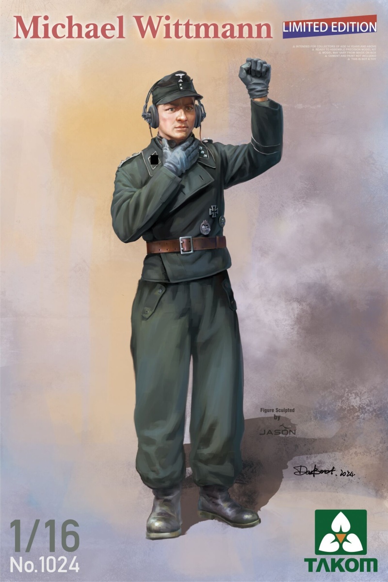 Zdjęcie dodatkowe produktu Tiger I Box Early-Production Limited Edition (Early Command/Michael Wittmann + Early + 1/16 Michael Wittmann) 1:35 Takom 2195W