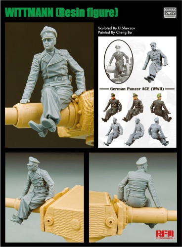 Figurka z żywicy - Wittmann  1:35 Rye Field Model 2092