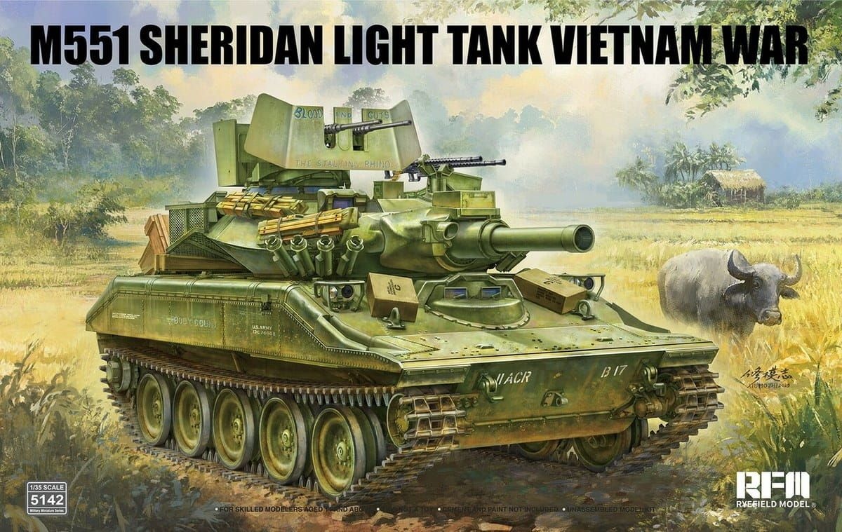 Zdjęcie główne produktu M551 Sheridan Light Tank Vietnam War 1:35 Rye Field Model 5142