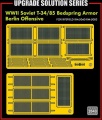 Zdjęcie dodatkowe produktu Zestaw waloryzujący do radzieckiego czołgu T-34/85 z okresu II WŚ - Pancerz siatkowy 'Bedspring' (Ofensywa Berlińska) 1:35 Rye Field Model 2043