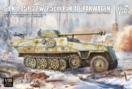 Sd.Kfz.251/22 w/ 7,5 cm PaK 40 Pakwagen 1:35 Border Model BT043