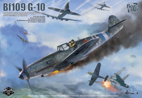 Bf 109 G-10 w/ WGr.21 and Full Engine and Weapon Interior 1:35 Border Model BF013