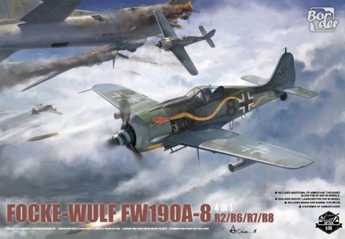 Focke-Wulf Fw 190A-8 R2/6/7/8 4 in 1 1:35 Border Model BF009