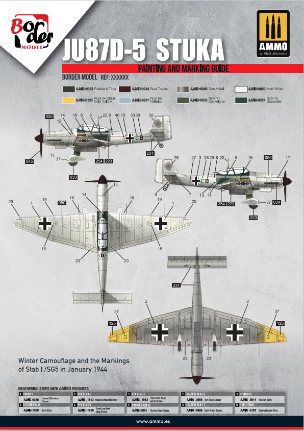 Zdjęcie dodatkowe produktu Junkers Ju87 D5 Stuka 1:35 Border Model BF012