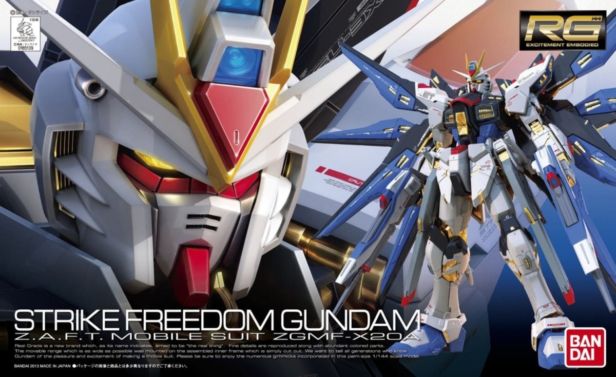 Zdjęcie główne produktu Gunpla ZGMF-X20A Strike Freedom Gundam RG 1:144