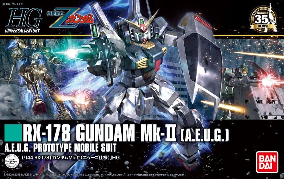 Zdjęcie dodatkowe produktu Gunpla RX-178 Gundam Mk-II (AEUG) (Revive Ver.) HGUC 1:144