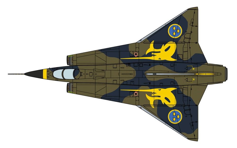 Zdjęcie dodatkowe produktu J35J Draken F10 Special Marking 1:48 Hasegawa 07547
