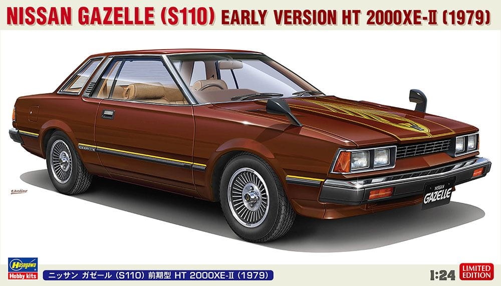 Zdjęcie główne produktu Nissan Gazelle (S110) Early Version HT 2000 XE-II (1979) 1:24 Hasegawa 20731