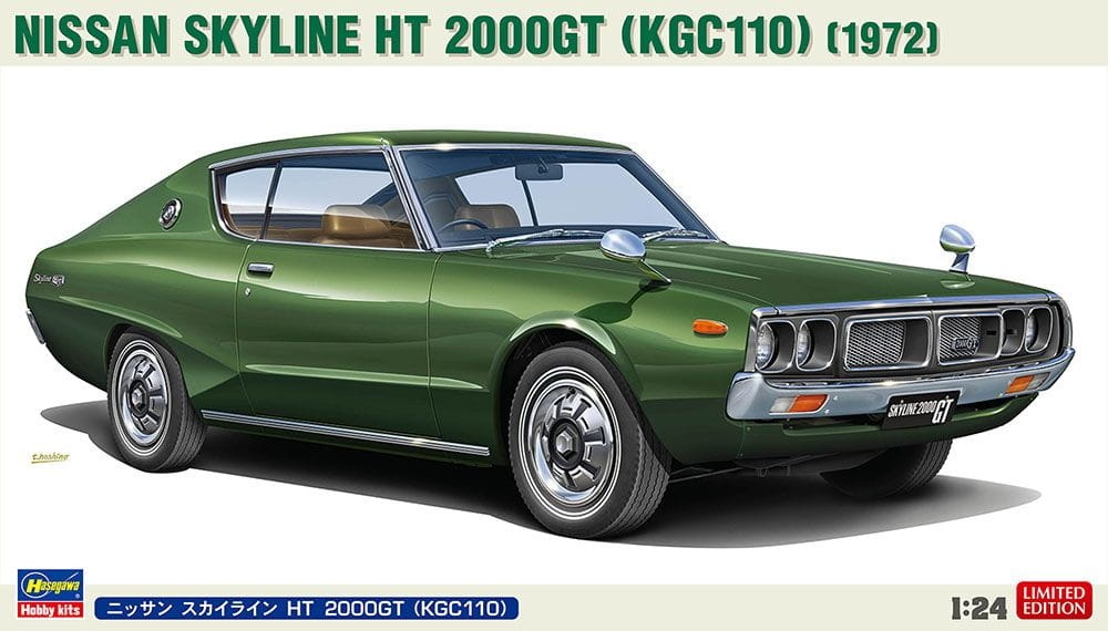 Zdjęcie główne produktu Nissan Skyline HT 2000GT (KGC110) (1972) 1:24 Hasegawa 20743