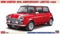 Zdjęcie główne produktu Mini Cooper 40th Anniversary Limited (1999) 1:24 Hasegawa 20739