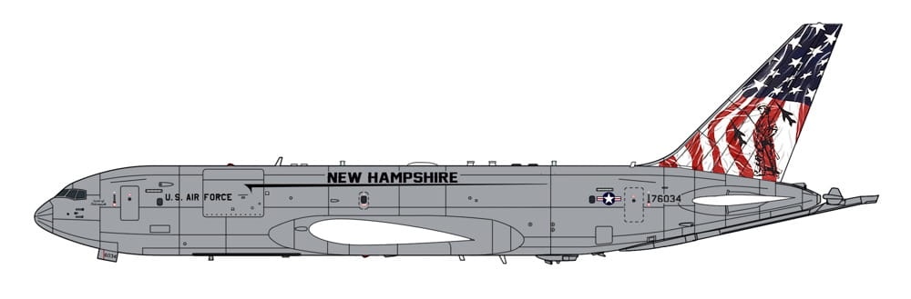 Zdjęcie dodatkowe produktu KC-46A Pegasus 157 ARW Spirit of Portsmouth 1:200 Hasegawa 10865