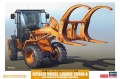 Zdjęcie główne produktu Ładowarka kołowa Hitachi ZW100-6 Maszyna robocza z chwytakiem do kłód 1:35 Hasegawa 66105