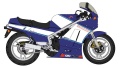 Zdjęcie dodatkowe produktu Suzuki RG400 Late Version "Blue/White Color" w/Under Cowl 1:12 Hasegawa 21739