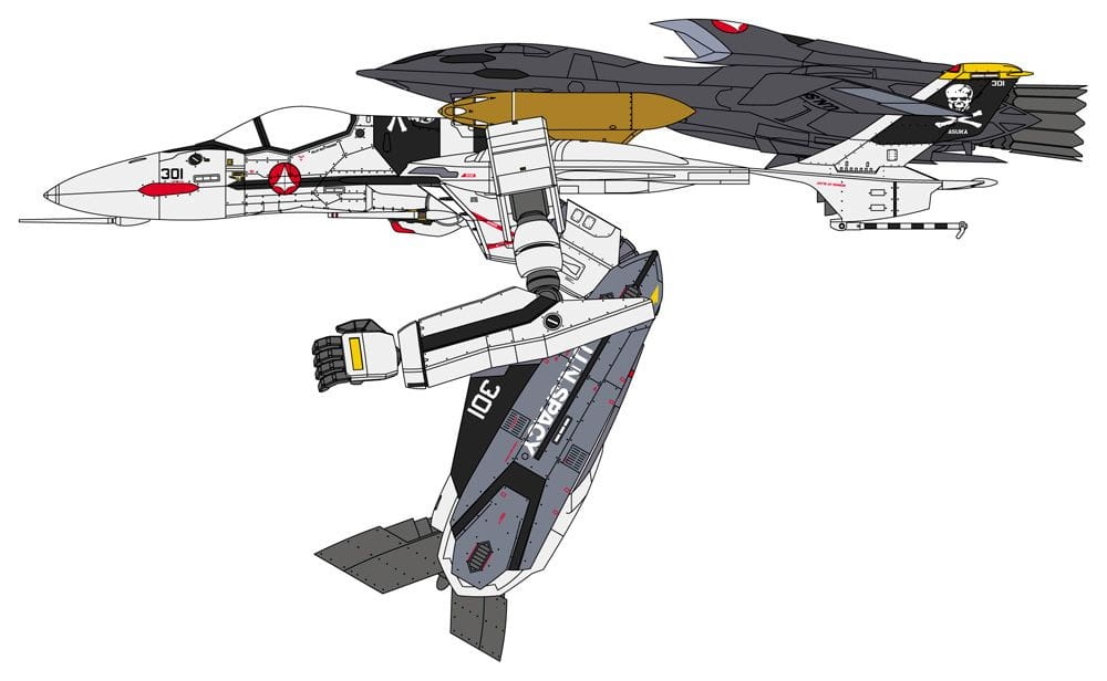Zdjęcie dodatkowe produktu VF-0S Gerwalk w/ Ghost "Macross Zero" 1:72 Hasegawa 65889