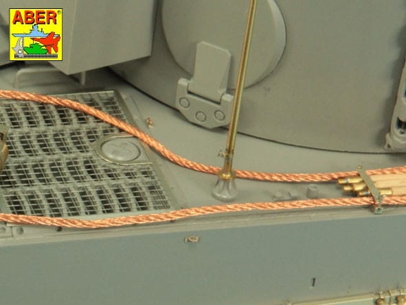 Zdjęcie dodatkowe produktu Niemiecka 2m antena 1:16 ABER 16032