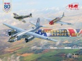 Zdjęcie główne produktu Zdobywcy europejskiego nieba (B-26C, P-51D, Spitfire Mk XVI) 1:48 ICM 48324